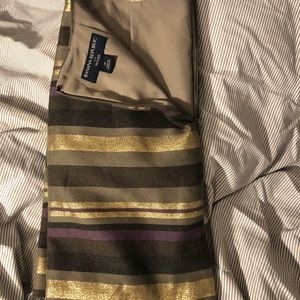 Banana Republic 0 petites metallic skirt